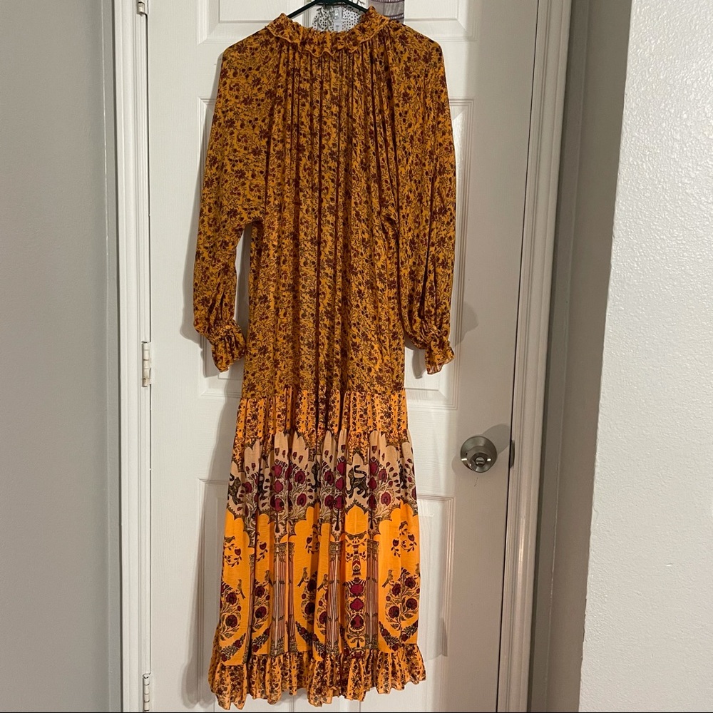 NWT Feeling Groovy Border Maxi Dress in Orange - Picture 8 of 14